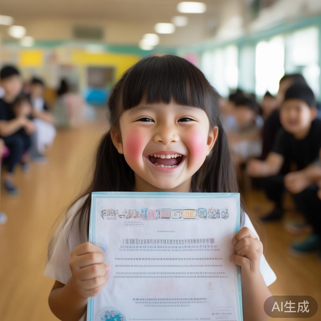 丁墩墩领取奖状,笑到心里去 - 快讯网 - 分享生活资讯热点话题综合门户网www.yunbaotong.com